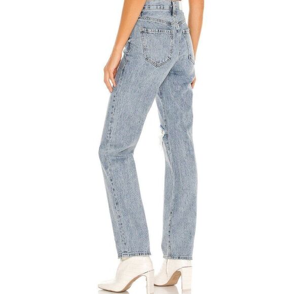 Pistola Cassie Super High Rise Straight Button-fly Jeans, size 28, NWOT - Picture 3 of 16